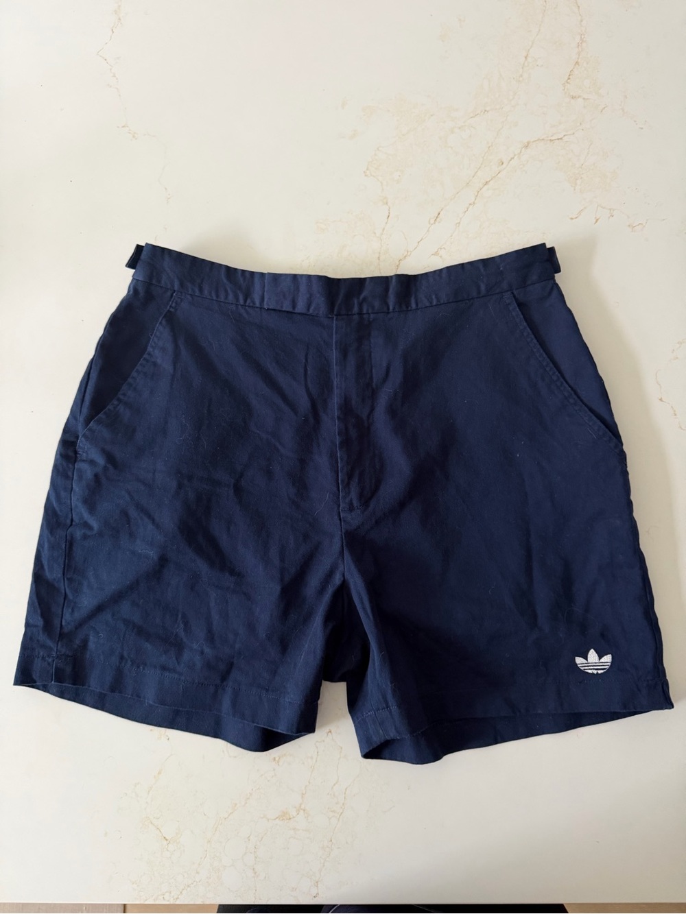 Vintage Adidas navy tennis shorts